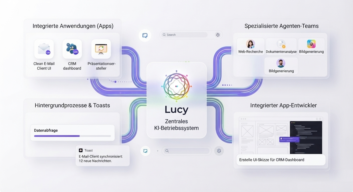 Lucy als zentrales KI-Betriebssystem